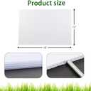 11 Pcs 18 x 12 Inches Corrugated Plastic Sign Waterproof Blank Board Sheets White Double Sided Poster Board for Yard, Garage Sale, Rent, Birthday Party, Guidepost Decorations
