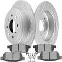 SCITOO Rear Brake Kits Drilled & Slotted Brakes Rotor Brakes Pads:D374;3258
Fit For Acura For Integra 1990-2001,For Honda For Accord 1989,For Civic 1992-1995 1999-2000,For Civic del Sol 1993-1997