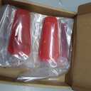 Voodonala for Jeep JL A&B Pillar Grab Handles Trim Cover for 2018-2023+ Jeep Wrangler Accessories JL JLU Gladiator JT 4XE Interior Accessories, ABS Red 8pcs