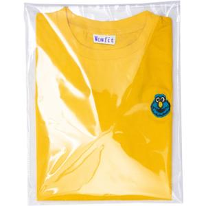 Wowfit 100 Count 9x12 Inch Clear Cellophane Plastic Bags, Resealable Self-Sealing Cello Bags Great for Clothes, Shirts, Pants, Foods, Flyers, More (9 x 12 with reinforced sides)