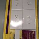 Bates Duplex Wall Outlet Covers - 10 Pack, White Wall Plates