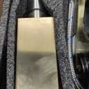 Brushed Gold Bathroom Faucets, Waterfall Bathroom Sink Faucet Modern Single Handle Bathroom Faucte 1 or 3 Hole, RV Mixer Tap Vanity Faucet - Includes Pop-up Drain Supply Hoses Deck Plate