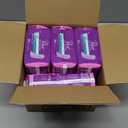 Poise Incontinence Pads & Postpartum Incontinence Pads, 3 Drop Light Absorbency, Long Length, 96 Count (4 Packs of 24)
