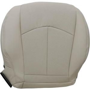 Priprilod Beige Perforated Leather Driver Side Bottom Replacement Seat Cover Compatible with Compatible with Mercedes Benz E280 E300 E320 E350 E500 E550 2003 2004 2005 2006 2007 2008 2009