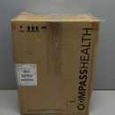 Carex 3.5 Inch Raised Toilet Seat with Arms, Elongated Toilet Seat Riser, Up to 250 lbs Capacity, Elevating & Raising Seat for Elderly & Handicap, Universal, Slip-Resistant with Padded Handles, White