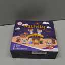 HARDWIND 25pcs Nativity Set for Kids, Christmas Story Playset Figurine, Little Nativity Toddler Toy, Nativity Scene Set for Children Ages 1 2 3 4 5 6+