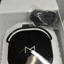 M - GlowPro Professional Hybrid 86W Wireless Rechargeable UV LED Nail Curing Lamp Cordless Nail Dryer for Gel Nails, Manicure, Pedicure (Black & White)