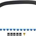 SecosAutoparts Front Fender Trim Moulding Compatible with GMC Sierra 1500 2019-2023 Left Driver Side Replacement for 84492973 GM1290265 Wheel Arch Moldings