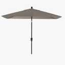 9' Rectangular Patio Umbrella Outdoor Table Umbrella with Push Button Tilt
