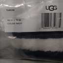 UGG Nita Throw Blanket Soft Reversible Plush Throw for Couch or Bed Cozy Fuzzy Warm Fluffy Blanket for Living Room or Cute Bedroom Decor Down Alternative Washable, 50-inch x 70-inch, Navy Blue