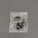 KTRIO 2 Pack Heavy Duty Badge Reel Retractable Badge Holder, Metal Keychain ID Badge Holder Reels with Belt Clip Key Ring Reinforced Steel Cord for Key Name Card Holder