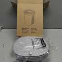 Waterproof Car Garbage Can, 1.9 Gallon Soft Silicone Hanging Trash Can for Car with Lid, Easy to Clean Multi-Purpose Automotive Garbage Bin (Grey)