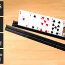 Hands Free Card Holder Stand, Non-Slip, 2 pieces, 13.4 Inches (34 cm), Made in Japan, for Card Games, Lightweight, TCG, (Blue)