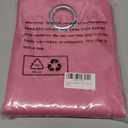 ChrisDowa Small Window Curtains for Kitchen and Bedroom - Grommet Short Thermal Insulated Room Darkening Curtains (2 Panels, Pink, 42 x 36 Inch)