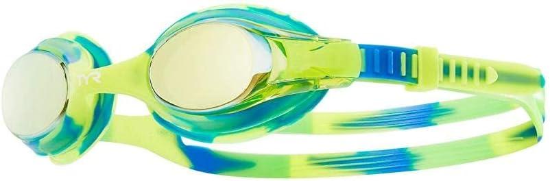 TYR Swimple Metallized Kids' Swim Goggles Mirrored Swimming Goggles for Competitive Training and Recreation - Anti-Fog, UVA/UVB Protection, Watertight Seal