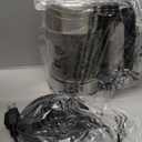 Basics Electric Kettle with Glass Carafe for Tea and Coffee, Fast Boiling, Auto ShutOff, BoilDry Protection, Temperature Control, Removable Filter, 1 Liter, 1500W, BPAFree