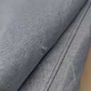 144 Inch Extra Long Linen Blue Curtains Full Blackout 12ft Length, Noise Reducing Energy Saving Living Room High Ceiling 2 Story Tall Curtains, Dusty Blue, W52 x L144, 2 Panels