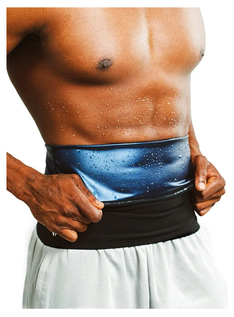 Huiming Waist Trimmer for Men Sauna Belt, Neoprene-Free Waist Cincher, Sauna Slimming Belt Sauna Sweat Workout Shaper