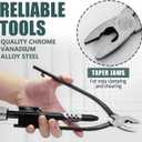 HARSKIYER 1 Pieces Safety Wire Pliers Set, 9 Inch & 6 Inch Chrome Vanadium Steel Safety Wire Twisting Tool for Aircraft, Machinery, Vehicles