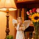 Friendship Gifts for Women Pet Memorial Gifts for Loss of Dog Best Friend Birthday Sympathy Remembrance Gift Angel Small Hand-Painted Figures Christmas for Home Office Decor