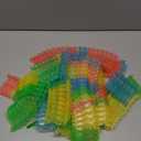 USA Toyz Glow Trax Glow in The Dark Race Tracks for Kids- Speedway Race Car Track Set with 360pk Flexible Roads, Bridges, Ramps, Play Set STEM Building Toys for Boys and Girls