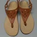 UTENAG Womens Arch Support Sandals Orthotic Adjustable Thong Flip Flops +Comfort Coffee Size 42 Brown