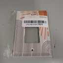 Mid Century Beige Boho Abstract Sun 1 Gang Rocker Light Switch Covers Vintage Arch Quad Single Decora Outlet Wall Plate Decorative Switchplate Faceplate GFCI for Country Bathroom Bedroom Decor (1-Gang Rocker /5 x 3 IN)