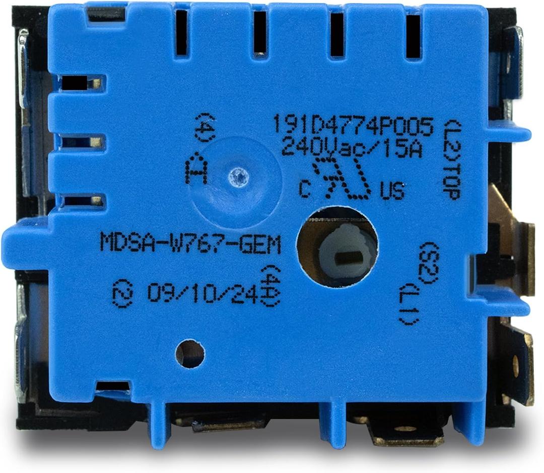 WB24X25013 Range Surface Element Control Switch Replace Parts for MDSA-W767-GEM, PS11729102, AP5999509, PS11729102, 4464832 Compatible with GE Electric Ranges JB6, JB7, JB8, JBS, JS6 PCB JS7 Series