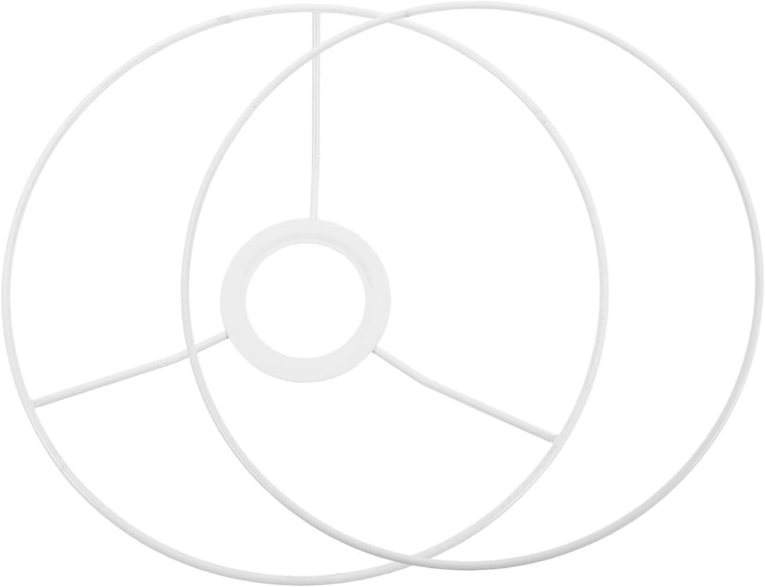 MERRYHAPY 2pairs Vintage Lamp Shade Frame Socket Compatible for Creating Table Floor and Pendant Lights and Elegant Design for Use