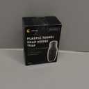 OWLTRA in-/Outdoor Safe Tunnel Snap Mouse Trap 2PCS, Instant Kill Rodent Snap Trap with Clear Tunnel Entry, Touch-Free Release, and Powerful Snap, Black,TST-217