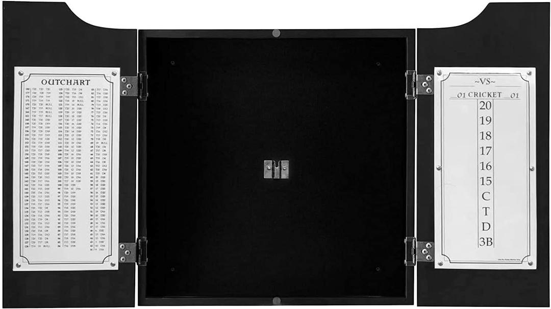 Black Dart Board Cabinet (No Dartboard)