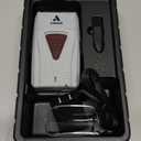 Andis TS-1 17235 Pro Foil Lithium Titanium Foil Shaver, Cord/Cordless, Smooth Shaving Cordless Shaver with Charger, Gray