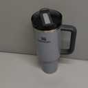 STANLEY Quencher H2.0 Tumbler with Handle and Straw 40 oz | Flowstate 3-Position Lid | Cup Holder Compatible for Travel | Insulated Stainless Steel Cup | BPA-Free | Hammered Silver