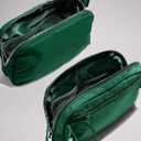 Cross Body Fanny Packs for Women Men Fashion Waist Bag Pouch Nylon Small Travel Crossbody Bags Mini Purse Everywhere Belt Bag Bum Bag for Workout Running Hiking Everglade Green