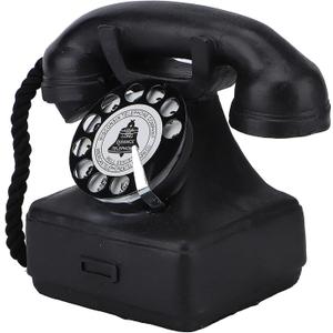 Tbest Rotary Phones for Landline Phone Prop,Fake Telephone Landline Phones for Home Vintage Rotary,Vintage Retro Antique Phone Landline Telephone Home Desk Decor Ornament Photograph Props