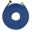 Garden Flat Soaker Hose 1/2 in x 50ft,More Water Leakage, Heavy Duty Metal Hose Connector Ends, Perfect Delivery of Water,Garden Flower Bed and Vegetable Patch,Landscaping, Savings 80% Water