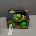 Hot Wheels Monster Trucks RC Toy, Remote-Control 1:15 Scale Gunkster, Glows in The Dark & has Terrain Action Tires with Off-Roading Capability