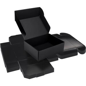 Rempry 12x9x4 Black Shipping Boxes 20 Pack, Large Cardboard Mailer Boxes for Small Business Shipping Packaging