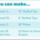 Poly-Fil Fairfield Original Fiber Fill Stuffing, Premium Polyester, 32 oz., 2 lb