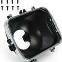 42437 Headlight Bucket Kit, 5X7 Headlamp Bracket Mounting Kit Compatible with Chevrolet Express GMC Savana 1500 2500 3500 Safari Yukon Topkick Chevy Exprress 4500 K10 K20 K30 (1 Pack)