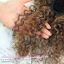 Drawstring Curly Ponytail Extensions for Black Women Protein Silk Fiber Human Hair Soft Feeling Afro Kinky Curly Hair Puff Pony tails Lightweight, Soft Natural Budget-Friendly for Daily Styles