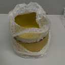 Vixdonos Gold Metal Flower Pots Brass-Toned Garden Planters, 7.1/6.3 Inch Indoor Round Succulent Containers, Pack 2 Cactus Plant Pots with Drainage Hole