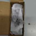 ETEKJOY Height-Adjustable Flip Latch Lock 90/180 Degree Sliding/Swinging Door Lock Latch Bolt for Barn Garage Garden Fence Gate Shed Window Cabinet Patio Screen French Door Upgraded (Black)