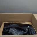 BestOffice | Ergonomic Office Chair | Mid-Back Swivel Desk Chair | Breathable Backrest & Lumbar Support | Adjustable Height | Sponge Seat | Rolling Wheels | Black | for Adults & Women