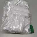 HRX Package 100pcs White Organza Bags, 4x6 inch Mesh Bags Drawstring Gift Bags Jewelry Pouches for Candy Wedding Favors Christmas