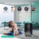 Afloia Air Purifier and Dehumidifier in 1, Air Purifier with Efficient Filter, Small Dehumidifier Combined with Air Cleaner, Remove Pet Odors Dust Smoke for Home, Bedroom, Bathroom