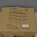 Fridge Organizers and Storage, 10 Pack Clear Freezer Organizer Bins with Lids for Kitchen, Pantry, Refrigerator, Food, Fruit, Vegetable Storage (10 Bins (No Pull-out Drawer))