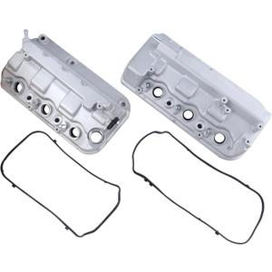 FEIDKS Front & Rear Engine Valve Cover Fit for 2008-2017 Honda Accord Odyssey Pilot Ridgeline Crosstour 2012-2015 Acura TL RDX 3.5L 12310-R70-A10 12320-R70-A00 (2PCS)
