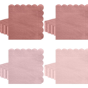 120 Pack Dusty Pink Napkins, 5 x 5 Inch Gradient Pink Cocktail Napkin