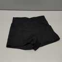 Outdoor Plain Casual High Waist Zippered Straight Leg Shorts for Women (Size 24inch)